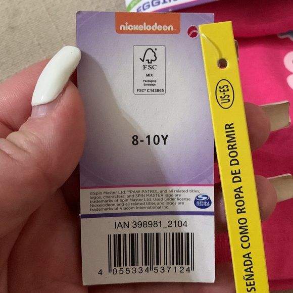 Brand new with tags Nickelodeon PAW PATROL girls leggings SKYE size 8-10Y - Picture 5 of 5